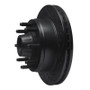R1 80-85 Ford E-250 Econoline Club Wagon Front Right Drilled & Slotted Black Brake Rotor