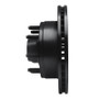 R1 80-85 Ford E-250 Econoline Club Wagon Front Right Drilled & Slotted Black Brake Rotor