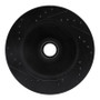 R1 80-85 Ford E-250 Econoline Club Wagon Front Right Drilled & Slotted Black Brake Rotor