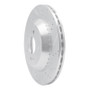 R1 15-21 Mercedes-Benz S450 Rear Right Drilled & Slotted Silver Brake Rotor