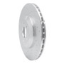 R1 17-23 Mercedes-Benz CLS450 Rear Left Drilled & Slotted Silver Brake Rotor