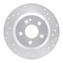 R1 16-23 Mercedes-Benz Viano (Mexico) Rear Right Drilled & Slotted Silver Brake Rotor