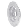 R1 16-23 Mercedes-Benz Viano (Mexico) Rear Right Drilled & Slotted Silver Brake Rotor