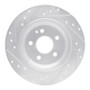 R1 16-23 Mercedes-Benz Viano (Mexico) Rear Right Drilled & Slotted Silver Brake Rotor