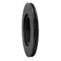 R1 04-08 Mazda RX-8 Front Right Drilled & Slotted Black Brake Rotor