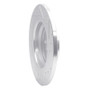 R1 12-18 Mercedes-Benz GLE300D Rear Left Drilled & Slotted Silver Brake Rotor