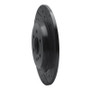 R1 11-15 VPG MV-1 Rear Right Drilled & Slotted Black Brake Rotor