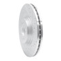 R1 06-12 Mercedes-Benz ML320 Front Right Drilled & Slotted Silver Brake Rotor