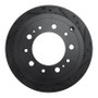 R1 98-07 Lexus LX470 Rear Right Drilled & Slotted Black Brake Rotor