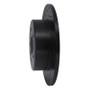 R1 00-04 Toyota AVALON Rear Left Drilled & Slotted Black Brake Rotor