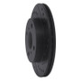 R1 99-05 Toyota Echo Front Right Drilled & Slotted Black Brake Rotor