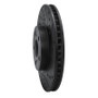 R1 00-10 Pontiac Vibe Front Right Drilled & Slotted Black Brake Rotor