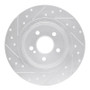 R1 08-15 Mercedes-Benz C250 Rear Right Drilled & Slotted Silver Brake Rotor