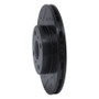 R1 87-92 Geo Prizm Front Left Drilled & Slotted Black Brake Rotor
