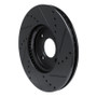 R1 13-16 Ford Ecosport (Mexico) Front Left Drilled & Slotted Black Brake Rotor