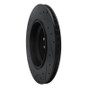 R1 07-17 Lexus LS460 Right Rear Drilled & Slotted Black Brake Rotor
