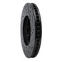 R1 92-10 Lexus IS300 Front Left Drilled & Slotted Black Brake Rotor