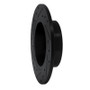 R1 10-19 Audi A3 Rear Right Drilled & Slotted Black Brake Rotor