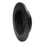 R1 91-95 Ford Crown Victoria Rear Right Drilled & Slotted Black Brake Rotor