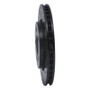 R1 00-06 Audi TT Quattro Rear Right Drilled & Slotted Black Brake Rotor