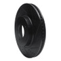 R1 03-05 Lincoln AVIATOR Front Right Drilled & Slotted Black Brake Rotor