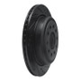 R1 03-11 Lincoln Town Car Rear Right Drilled & Slotted Black Brake Rotor
