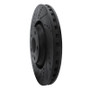 R1 08-11 Audi TT Quattro Front Left Drilled & Slotted Black Brake Rotor