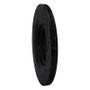 R1 07-11 Audi S6 Rear Left Drilled & Slotted Black Brake Rotor