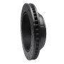 R1 08-25 Ford E-150 Rear Right Drilled & Slotted Black Brake Rotor