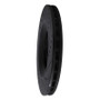 R1 05-11 Audi A6 Quattro Front Left Drilled & Slotted Black Brake Rotor