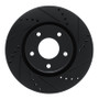 R1 10-14 Renault SAFRANE (Mexico) Front Right Drilled & Slotted Black Brake Rotor