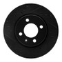 R1 09-17 Volkswagen SAVEIRO (Mexico) Front Left Drilled & Slotted Black Brake Rotor