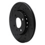 R1 09-17 Volkswagen SAVEIRO (Mexico) Front Left Drilled & Slotted Black Brake Rotor