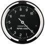 Autometer Chronocentric Tachometer - 80mm Blk - 0-10K RPM