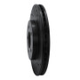 R1 05-12 Ford Escape Front Right Drilled & Slotted Black Brake Rotor