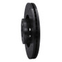 R1 00-03 Audi A8 Front Left Drilled & Slotted Black Brake Rotor