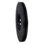 R1 00-03 Audi A8 Front Left Drilled & Slotted Black Brake Rotor