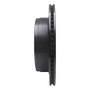 R1 04-06 Ford E-150 Club Wagon Rear Right Drilled & Slotted Black Brake Rotor