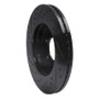 R1 04-08 Ford F-150 4WD Front Right Drilled & Slotted Black Brake Rotor