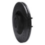 R1 04-08 Ford F-150 RWD Front Right Drilled & Slotted Black Brake Rotor