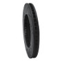 R1 04-11 Mitsubishi Endeavor Front Right Drilled & Slotted Black Brake Rotor