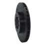 R1 90-04 Mitsubishi Montero Sport (USA/Canada) Front Right Drilled & Slotted Black Brake Rotor