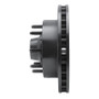 R1 99-02 Ford F-250 2WD (Super Duty) Front Right Drilled & Slotted Black Brake Rotor