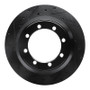 R1 99-04 Ford F-350 Super Duty 2WD Rear Left Drilled & Slotted Black Brake Rotor