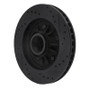 R1 97-00 Ford Expedition Front Left Drilled & Slotted Black Brake Rotor