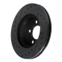 R1 95-02 Ford Ranger (USA/Canada) Front Right Drilled & Slotted Black Brake Rotor