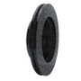 R1 94-96 Ford F-150 4WD Front Right Drilled & Slotted Black Brake Rotor