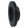 R1 12-21 Nissan NV1500 Front Right Drilled & Slotted Black Brake Rotor