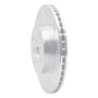 R1 00-05 Toyota MR2 Spyder Front Right Drilled & Slotted Silver Brake Rotor