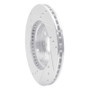 R1 00-05 Toyota MR2 Spyder Front Right Drilled & Slotted Silver Brake Rotor